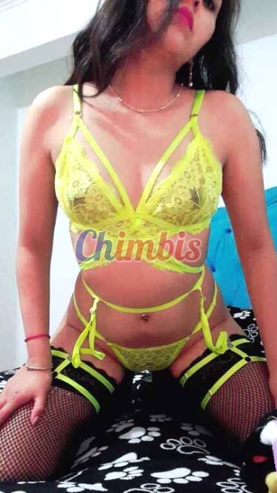 Nataly, mujer que hace videollamadas y sexting