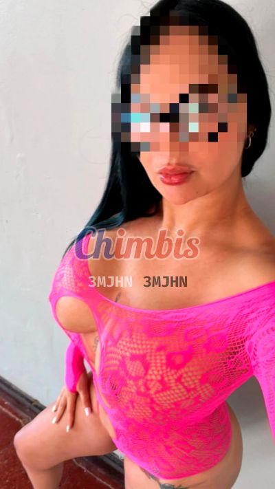 Miranda, mujer que hace videollamadas y sexting