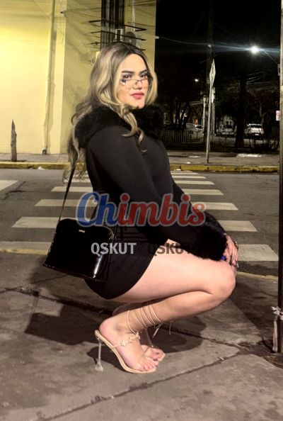 Melody Jenner, trans en Plaza de Armas (Santiago)