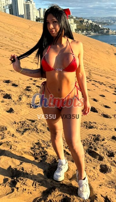 Chinita, transexual en Metro Bellas Artes (Santiago)